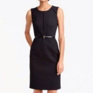J. Crew Black Portfolio Shift Dress, size 16